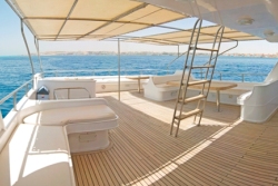 Red Sea MV Asmaa. Sun deck.